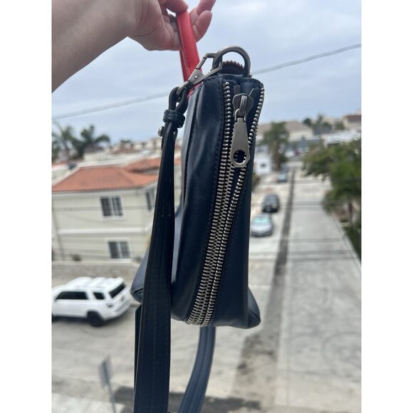 Rebecca Minkoff Marlowe Envelope Crossbody top handle bag leather colorblock Y2K - Picture 4 of 16